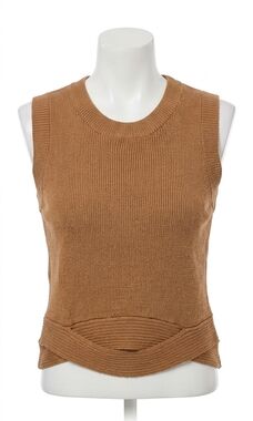 NEW GREYLIN jacqueline twist cropped tank in honey